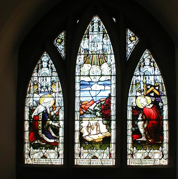 Window in Swinton Church, Swinton, Berwickshire, Scotland