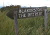 Sign at one entrance to Blakerston Farm.