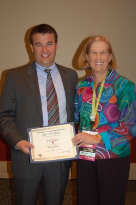 Randy Riley receives 2010 Filby Award